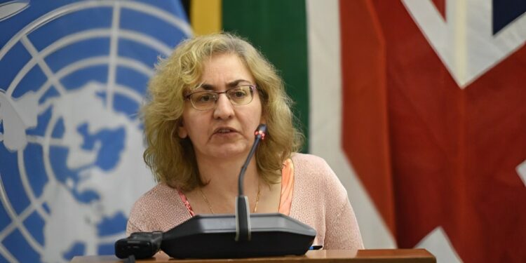 南非國際事務研究所（SAIIA）首席執行官伊麗莎白·西迪羅普洛斯（Elizabeth Sidiropoulos）(圖：Twitter(@DIRCO_ZA)）