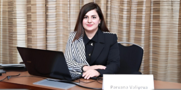 COP29 組委會成員兼國家委員會代表帕爾瓦內·瓦利耶娃。（圖：azertag）