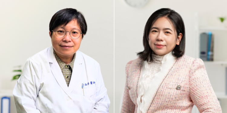 精神科醫師徐淑婷與花漾量子文化創辦人黃韶琴。（圖：黃韶琴）