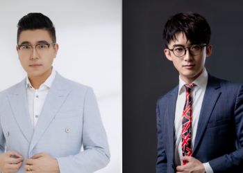 豹變 IP 創始人、豹變學院院長張大豆（左）與 The Icons Media Group 創始人許復（右）。（圖：The Icons）