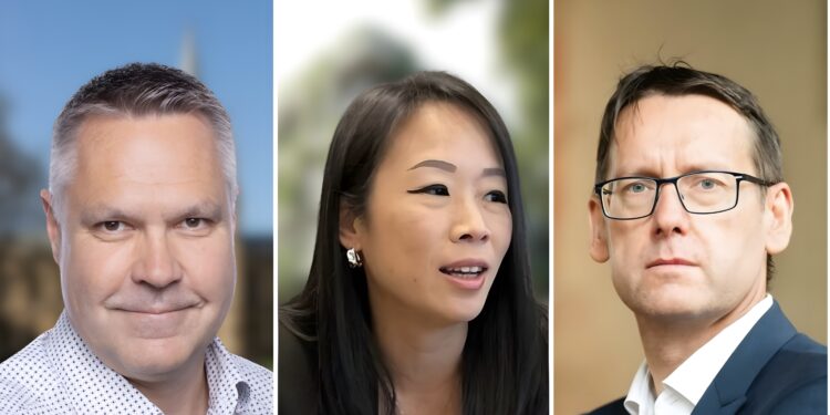 左起為劍橋大學永續領導學院高級總監 Sam Laakkonen、台灣國家實驗研究院台灣海洋科技研究中心副主任張美瑜博士，以及捷克先進晶片設計研究中心主任 Radek Holý 教授（Photography: The Icons）