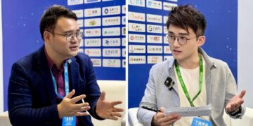 白鲸出海创始人兼 CEO 魏方丹（左）、英国 The Icons 创始人兼 CEO 许复（右）。（图：The Icons）