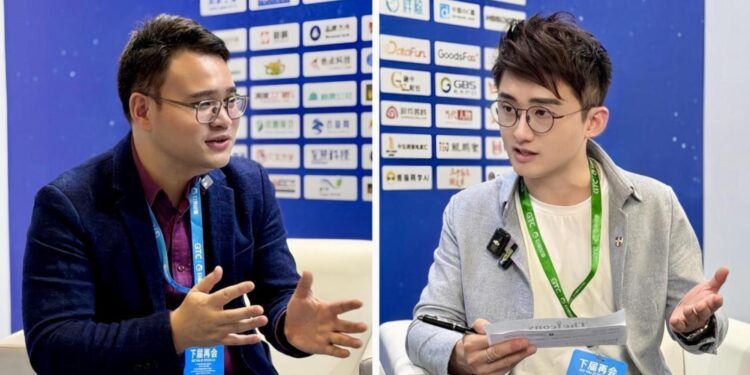 白鲸出海创始人兼 CEO 魏方丹（左）、英国 The Icons 创始人兼 CEO 许复（右）。（图：The Icons）