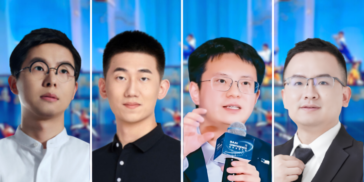 2026 年中国央视春晚，四家中国机器人公司同台亮相，被媒体称为“钢铁军团的集结”。（图：The Icons、新华社、北京科技报、商学院杂志、雷科技）