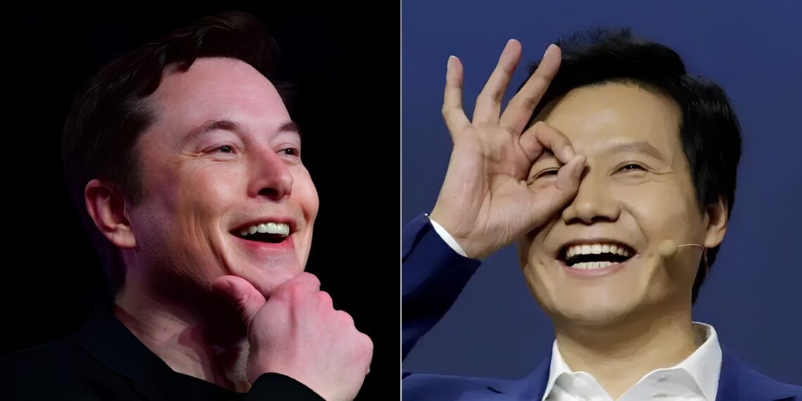 马斯克与雷军，代表着人类商业史上，两套分别在东西方文化语境中被经营到极致的领导者 IP 系统。（图：Open Source）